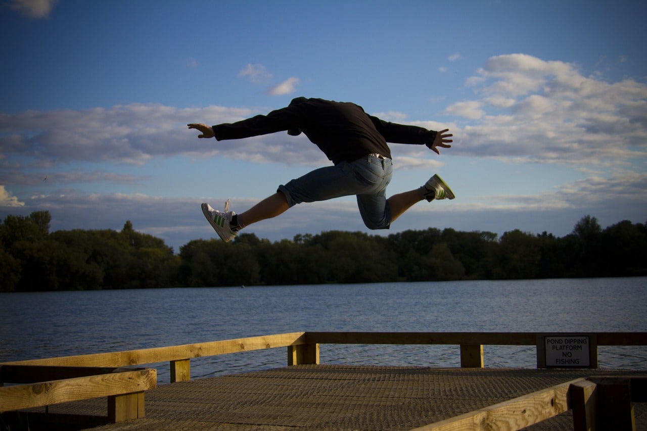 Happy man jumping - The Benefits of Exercise