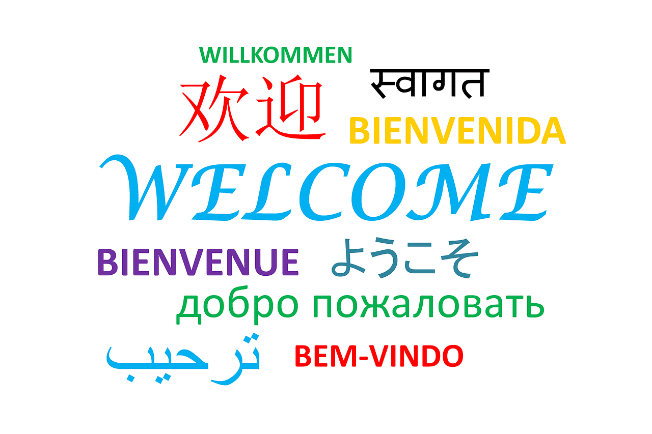 Welcome in different languages - Learning Opportunities