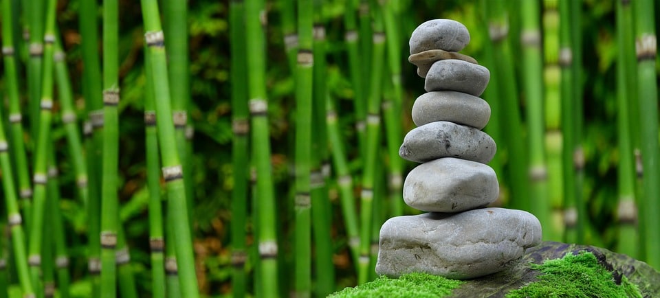Zen garden pebbles