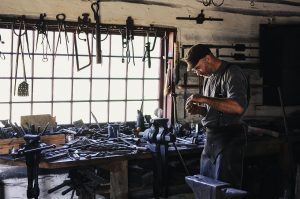 Man in workshop