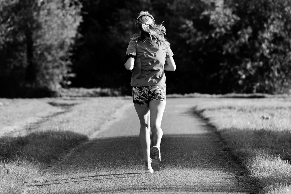 Woman Running - Look After Yourself - Ways to be happy