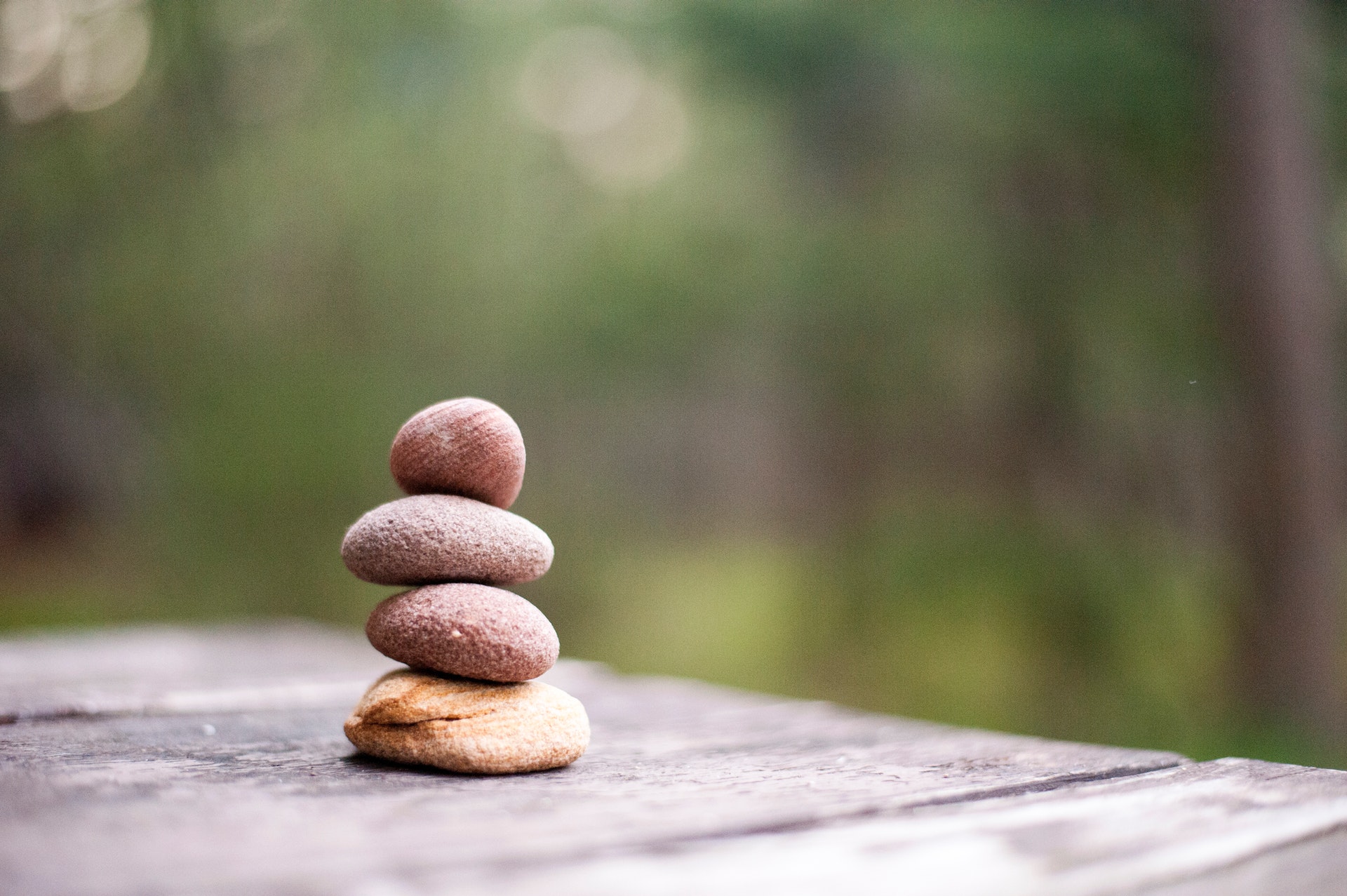 Pebbles stacked up - How to find inner peace