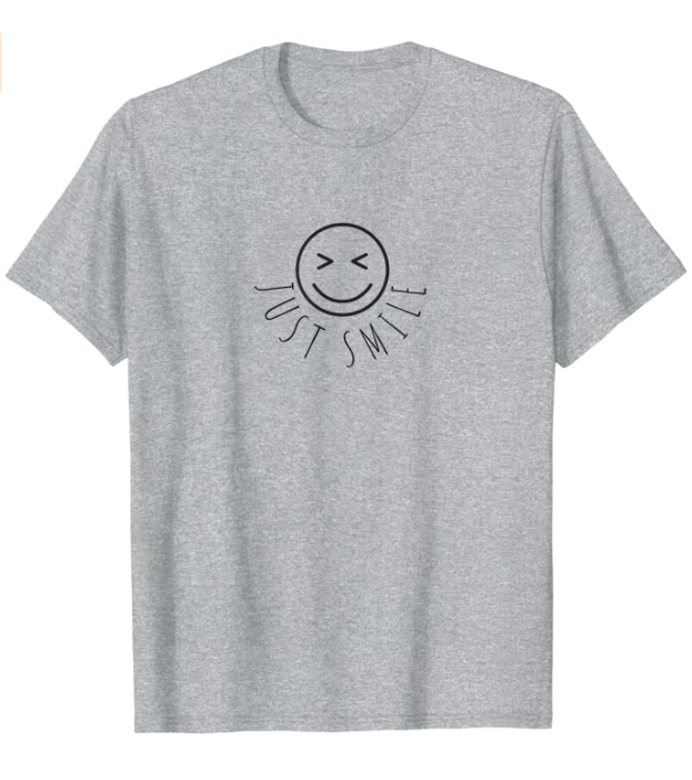 Picture of The Just Smile Classic Grey T-Shirt