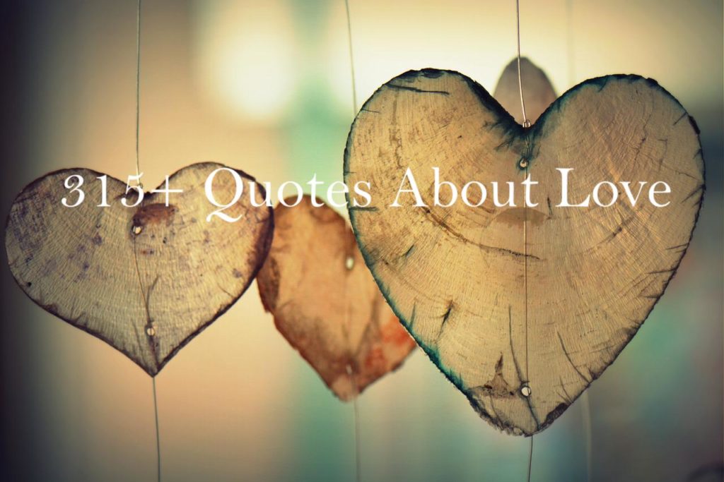 Hearts hanging - Over 315 quotes about love